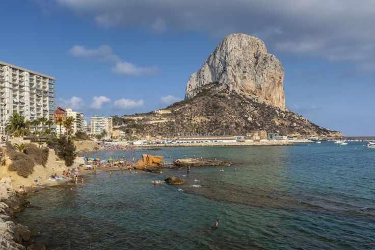 Apartment With Sea View Pool & Private Parking Calp Exterior foto