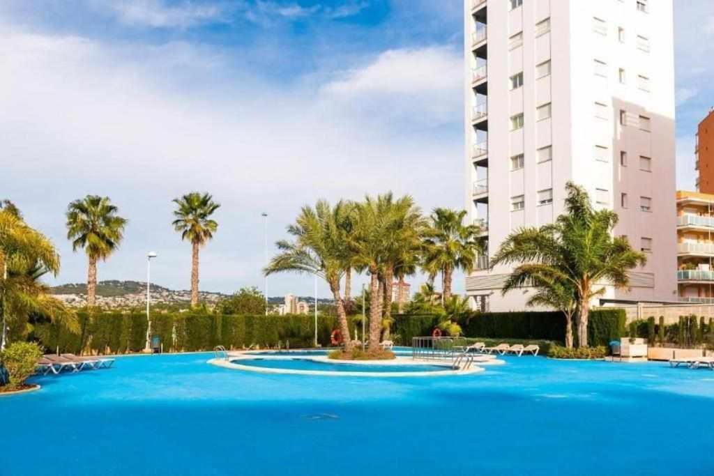 Apartment With Sea View Pool & Private Parking Calp Exterior foto