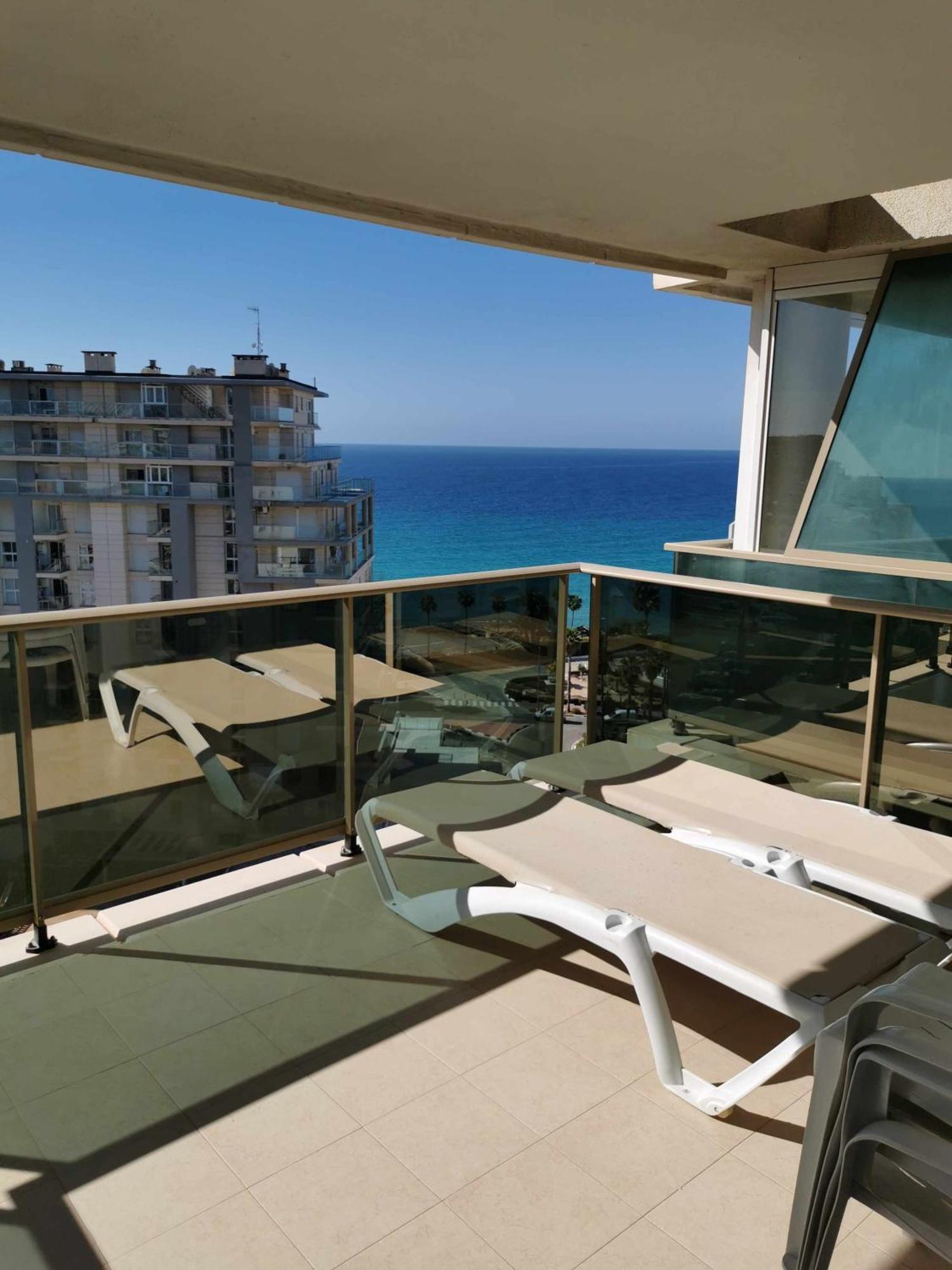 Apartment With Sea View Pool & Private Parking Calp Exterior foto